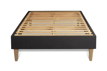 Ensemble Matelas Sommier 90x190 cm - Sommier Noir (en kit) - Flexy