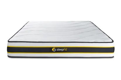 Ensemble Matelas Sommier 200x200 cm - 2 Sommiers Blanc - Flexy