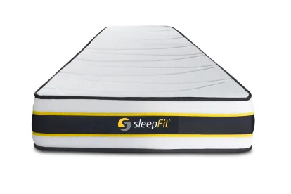 Ensemble Matelas Sommier 90x200 cm - Sommier Blanc (en kit) - Flexy