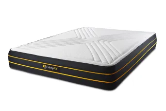 Matelas 120x210 cm Mémoire de forme et Micro ressorts ensachés - Ultra