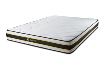 Matelas 160x200 cm Ressorts ensachés et Mémoire de forme - Flexy