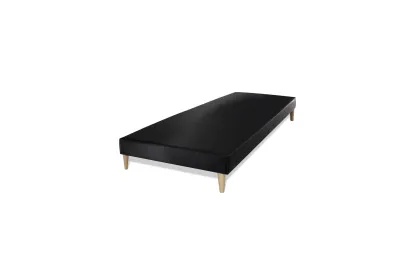 Ensemble Matelas Sommier 180x200 cm - 2 Sommiers Noir - Flexy