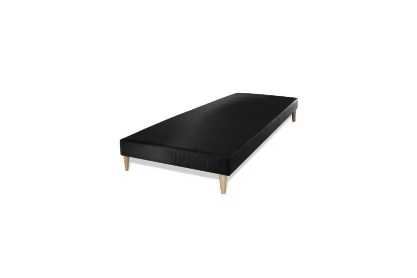 Ensemble Matelas Sommier 160x200 cm - 2 Sommiers Noir - Ultra