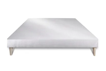 Pack lit complet 140x190 cm - Matelas + Sommier Blanc + 2 oreillers + Couette - Active